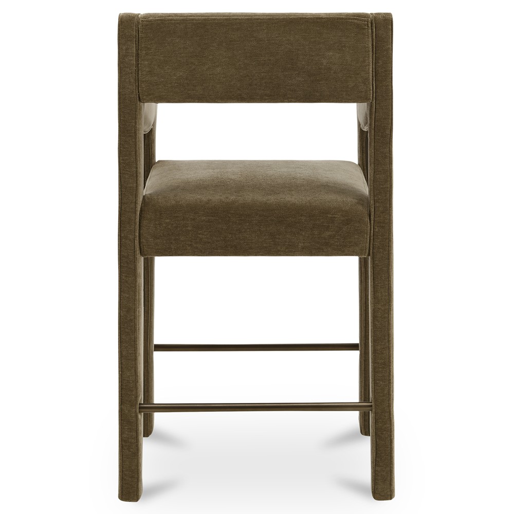 Makari Modern Classic Green Counter Stool|