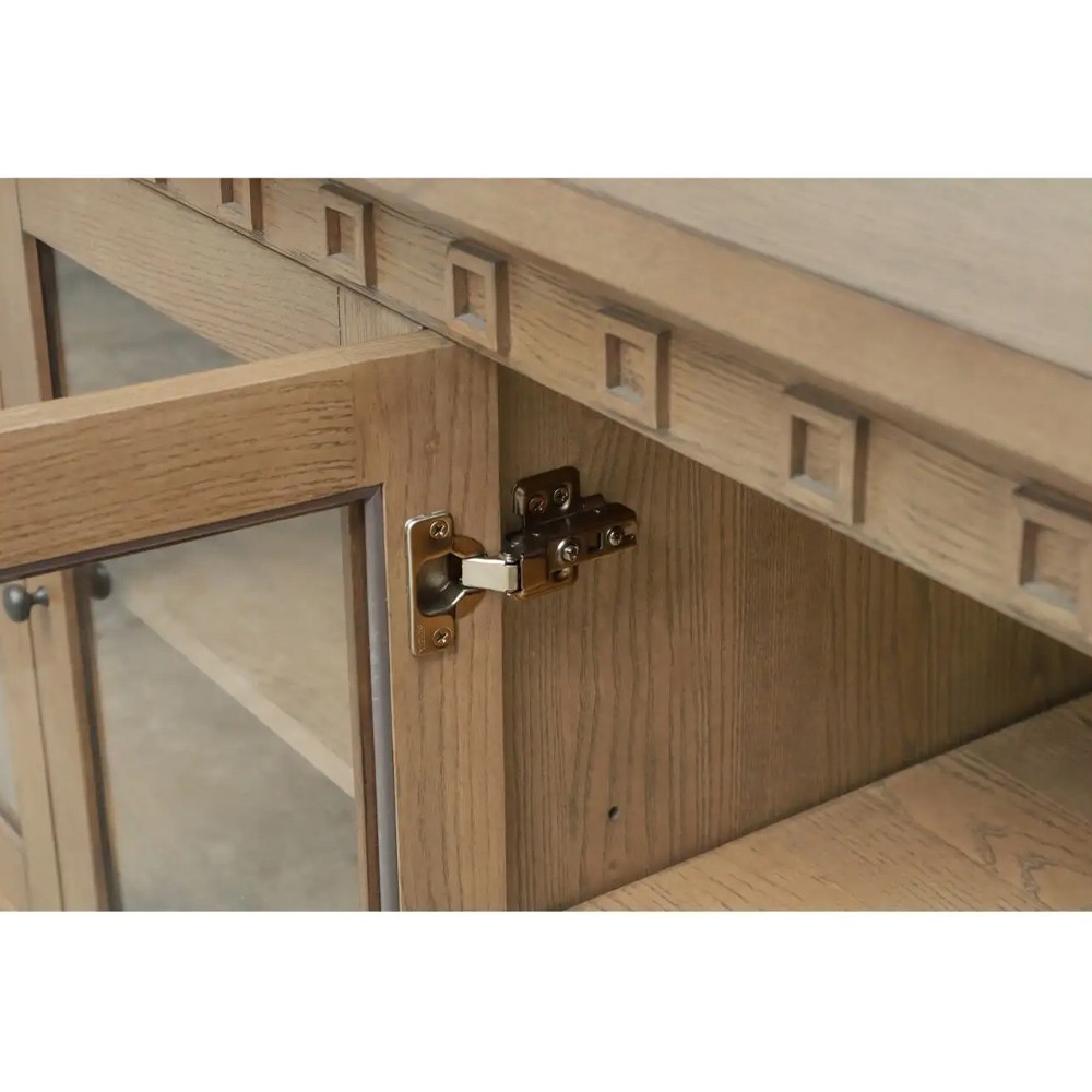 Lillia Updated Traditional Brown Wood Sideboard|