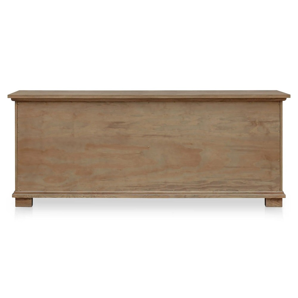 Lillia Updated Traditional Brown Wood Sideboard|
