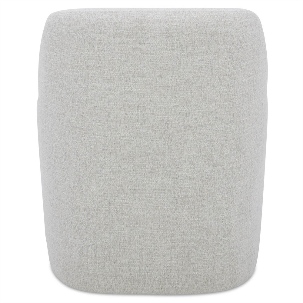 Maise Modern Classic White Caster Dining Chair|