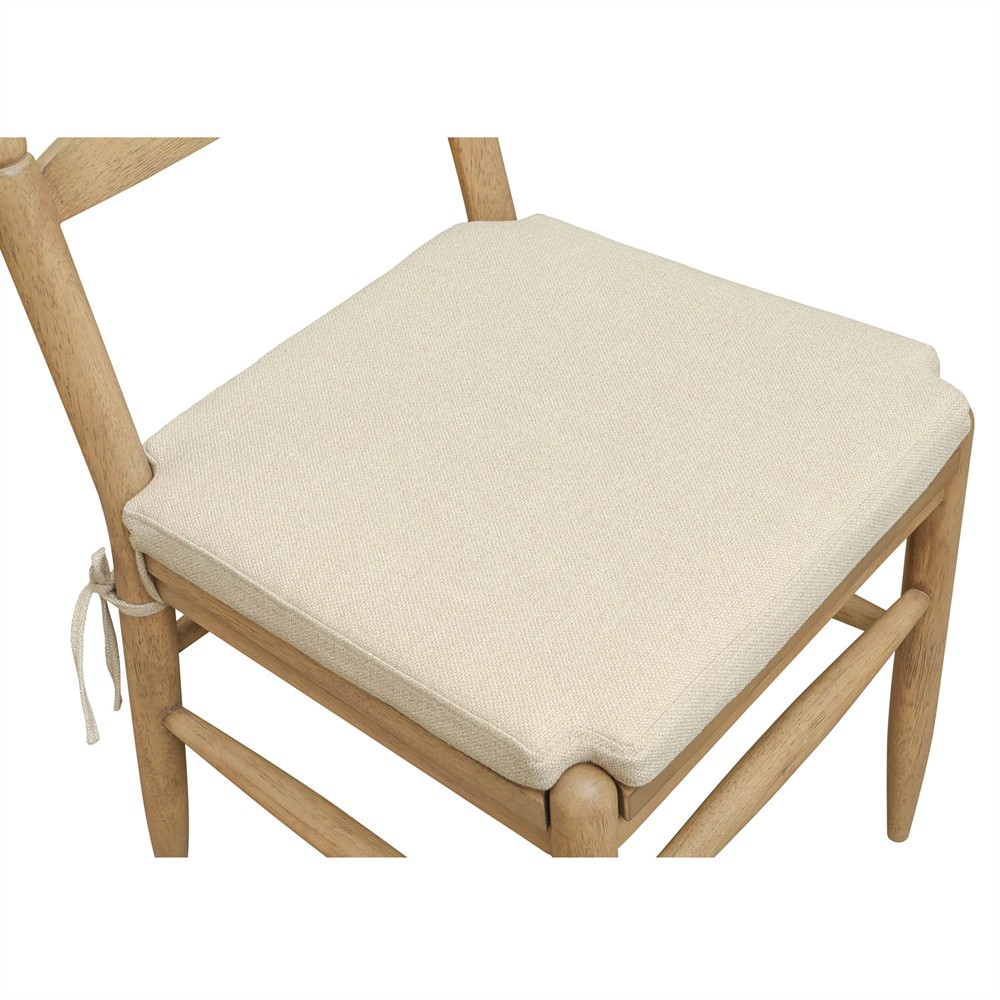 Talise Updated Traditional Brown Wood Dining Chair - Set of 2|