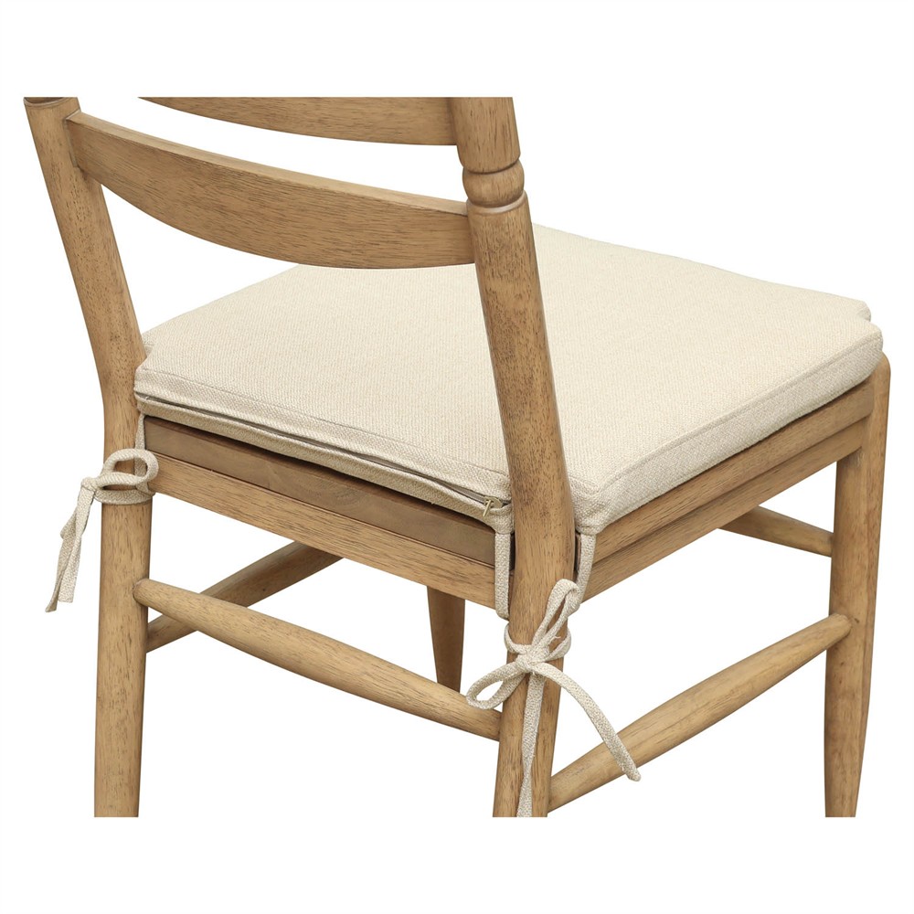 Talise Updated Traditional Brown Wood Dining Chair - Set of 2|