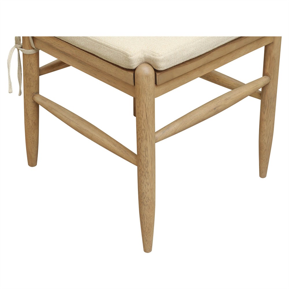 Talise Updated Traditional Brown Wood Dining Chair - Set of 2|