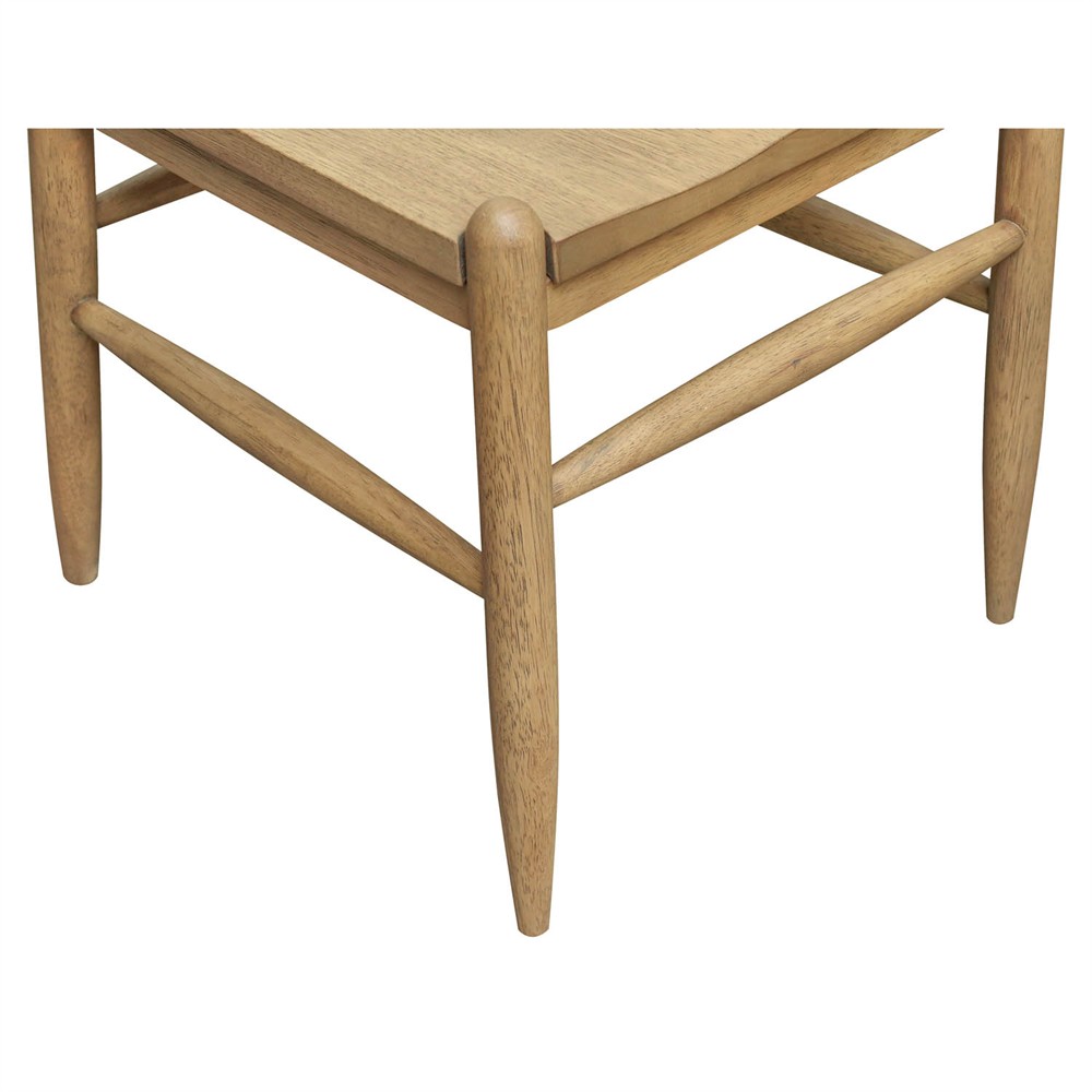 Talise Updated Traditional Brown Wood Dining Chair - Set of 2|