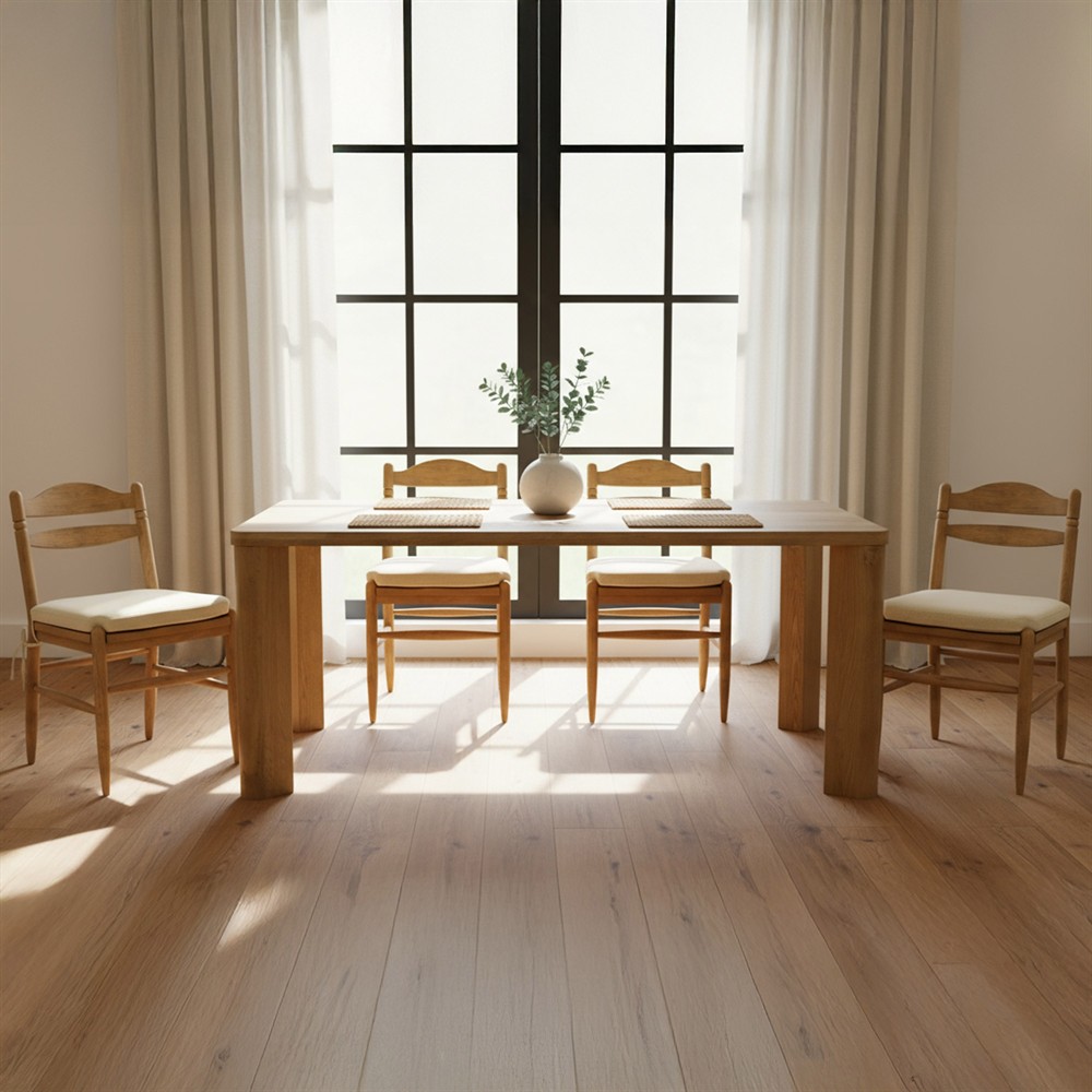 Talise Updated Traditional Brown Wood Dining Chair - Set of 2|