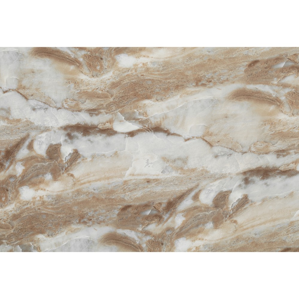 Zavier Modern Classic Brown Concrete Round Outdoor Coffee Table|