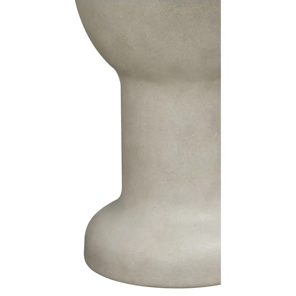 Nolia French Country Cream Concrete Outdoor Bistro Table - 38"|