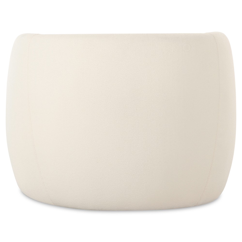 Raye Modern Classic Cream Curved Outdoor Lounge Chair|