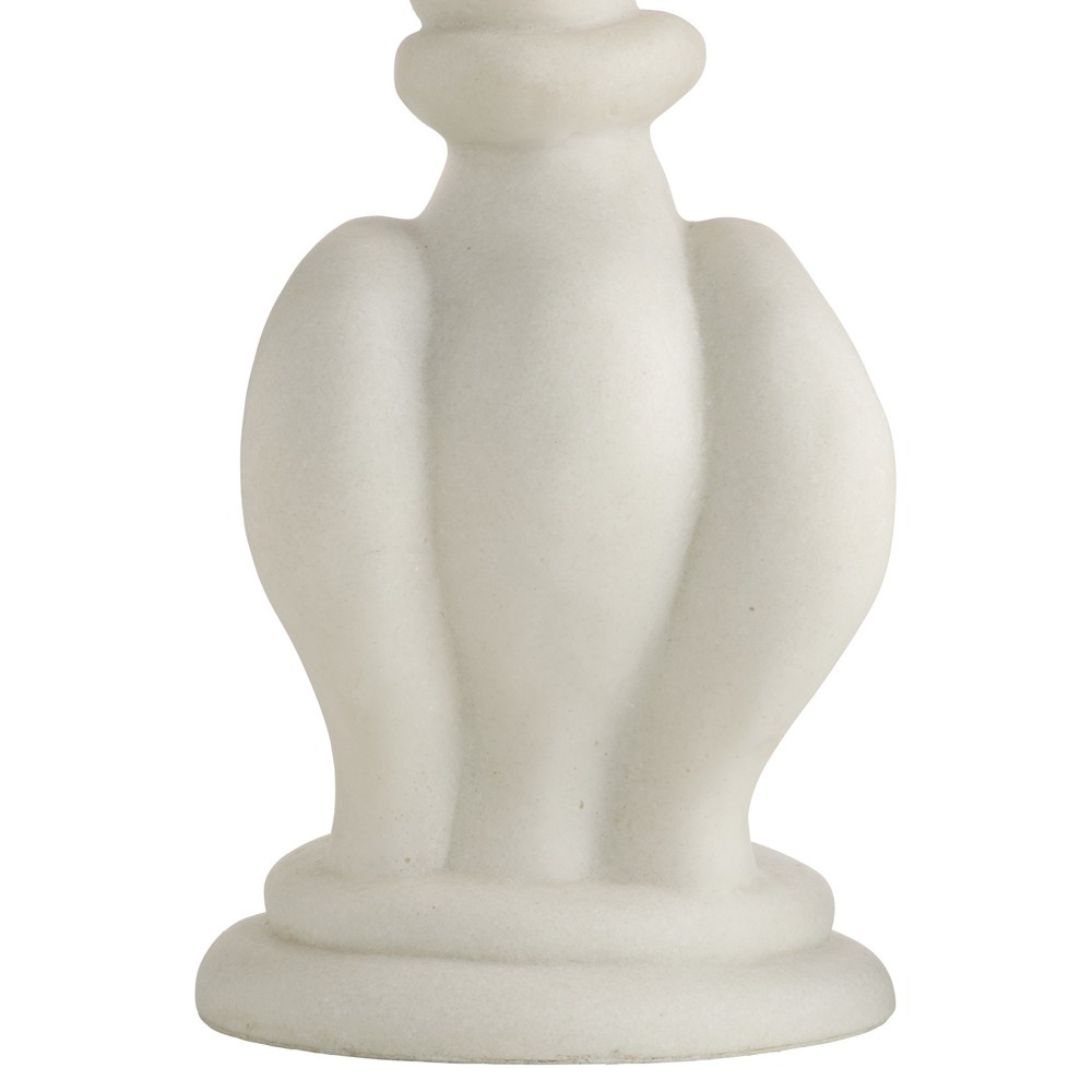 Marilyn French Country White Ricestone Flame Finial Sculpture|