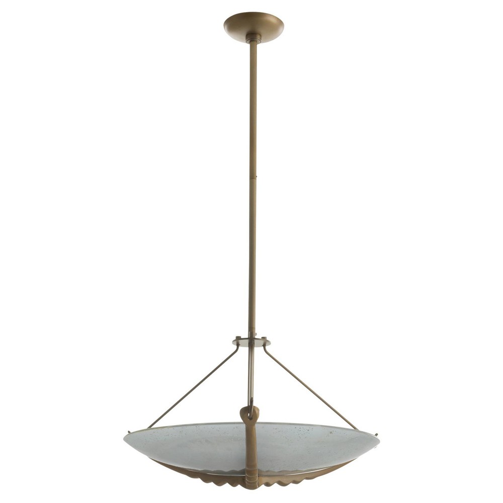 Karlsen Modern Frosted Glass Disc Semi Flush Mount|