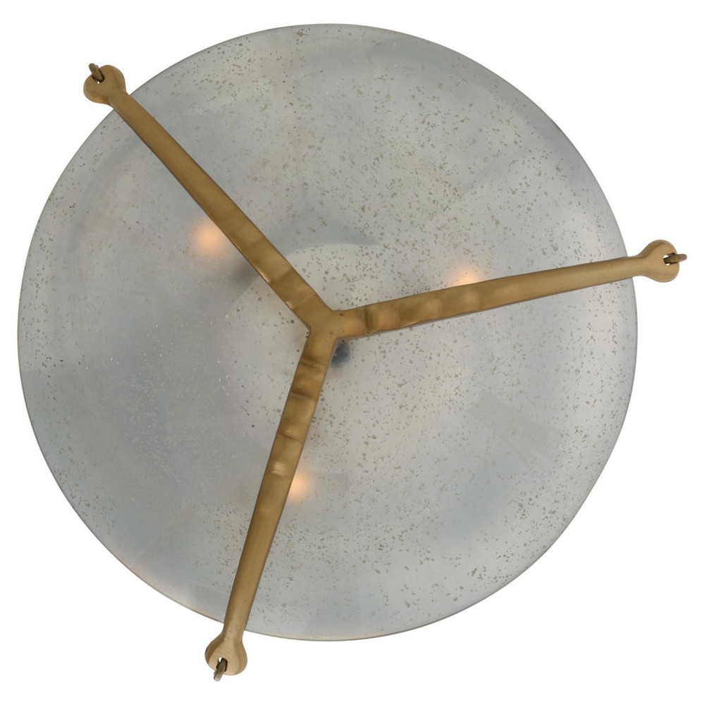 Karlsen Modern Frosted Glass Disc Semi Flush Mount|