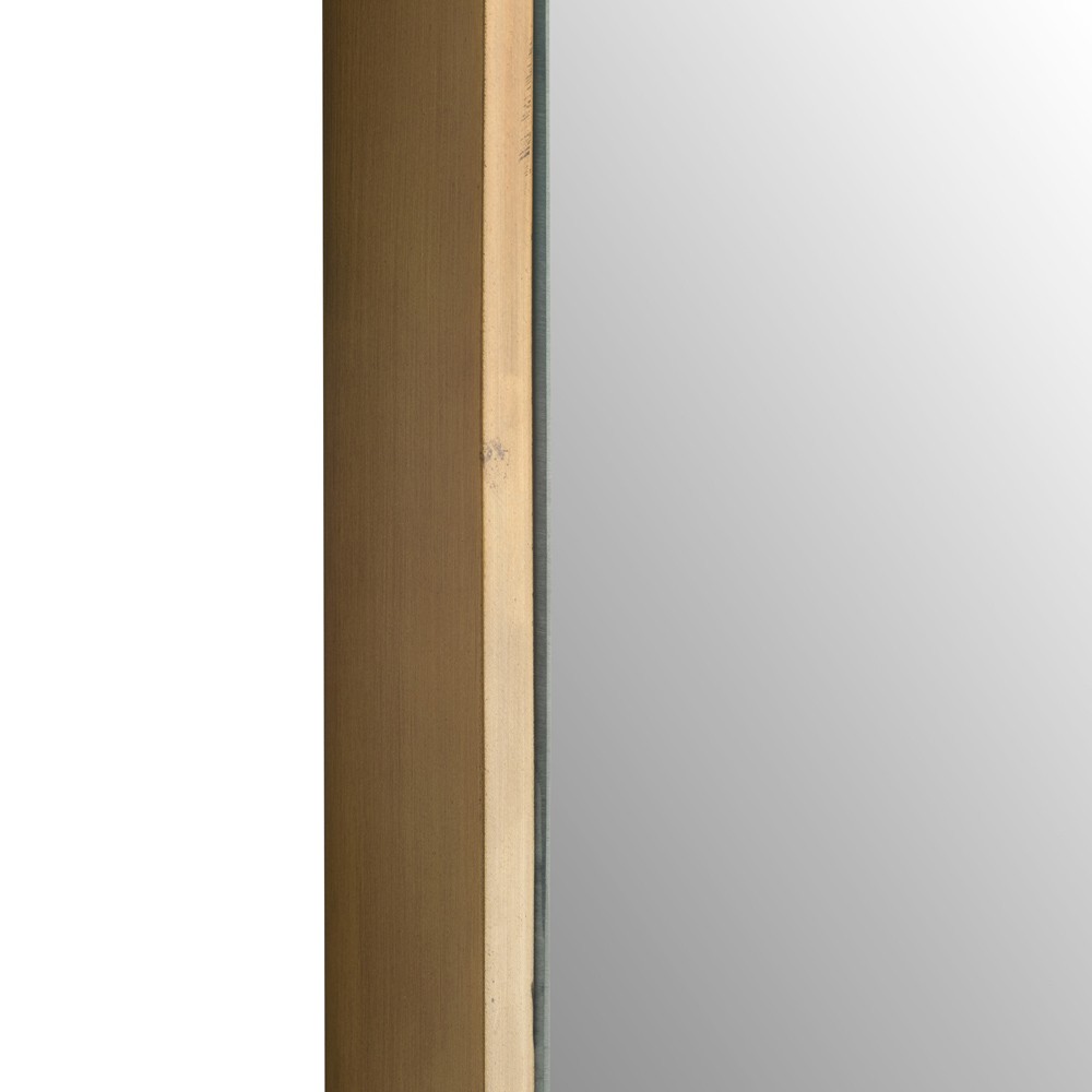 Lennox Modern Classic Antique Brass Suspended Wall Mirror|