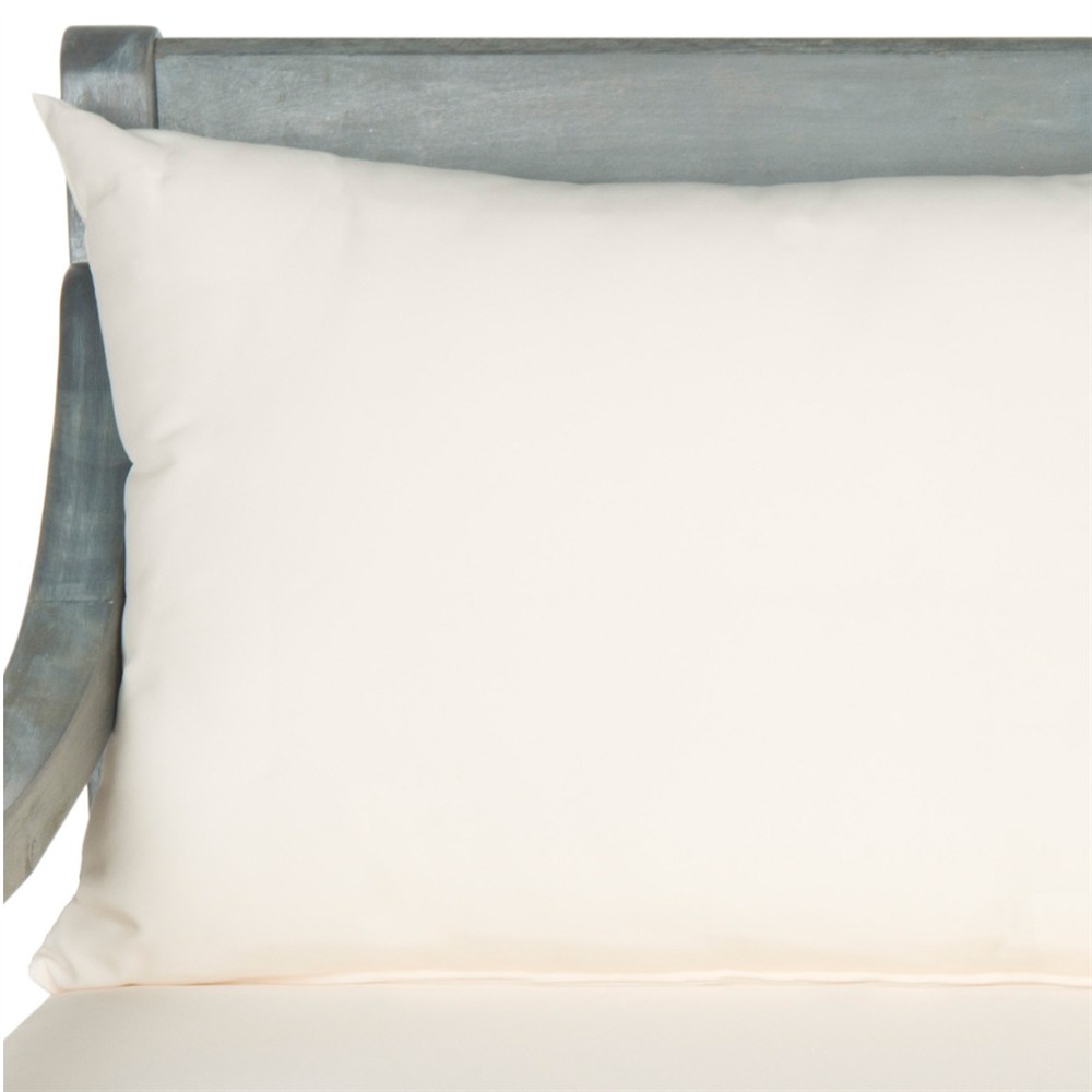 Clara French Country Ash Grey Acacia Outdoor Daybed|