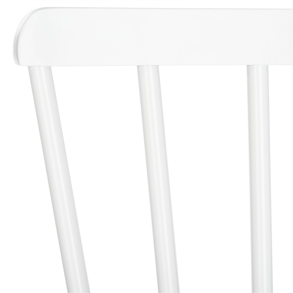 Elaine Modern Classic White Aluminum Outdoor Dining Arm Chair - Set of 2|