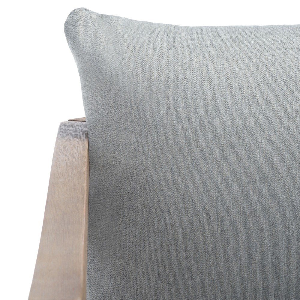 Sandy Coastal Beach Brown Wood Outdoor Sofa - 56"|