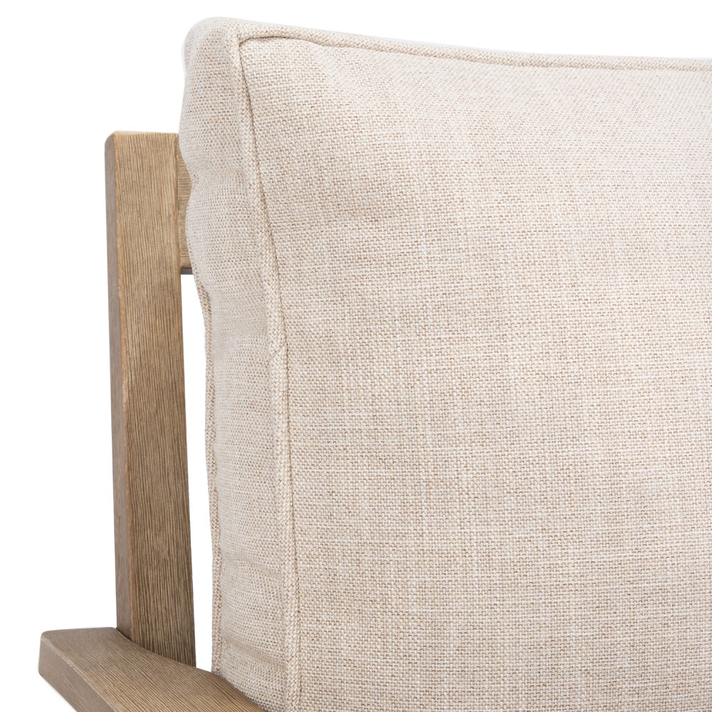 Camila Coastal Beach Beige Outdoor Loveseat|