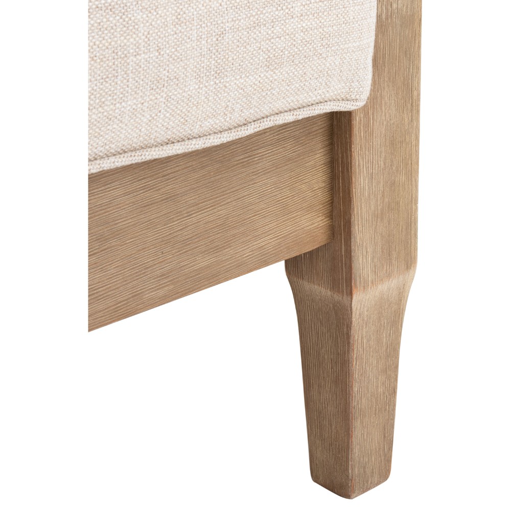 Camila Coastal Beach Beige Outdoor Loveseat|