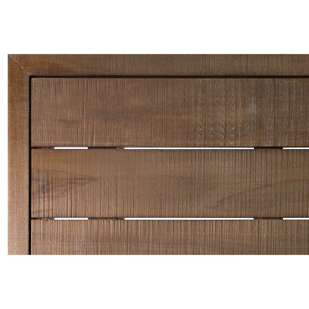 Vaterra Updated Traditional Brown Teak Rectangular Outdoor Dining Table - 102"|