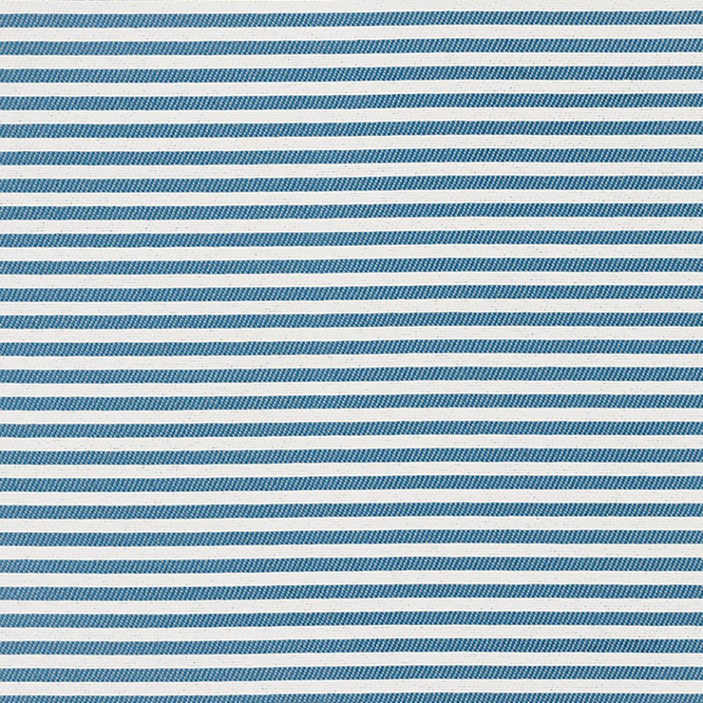 Alona Coastal Beach Blue Striped Performance Indoor Outdoor Throw Pillow - 20x20|