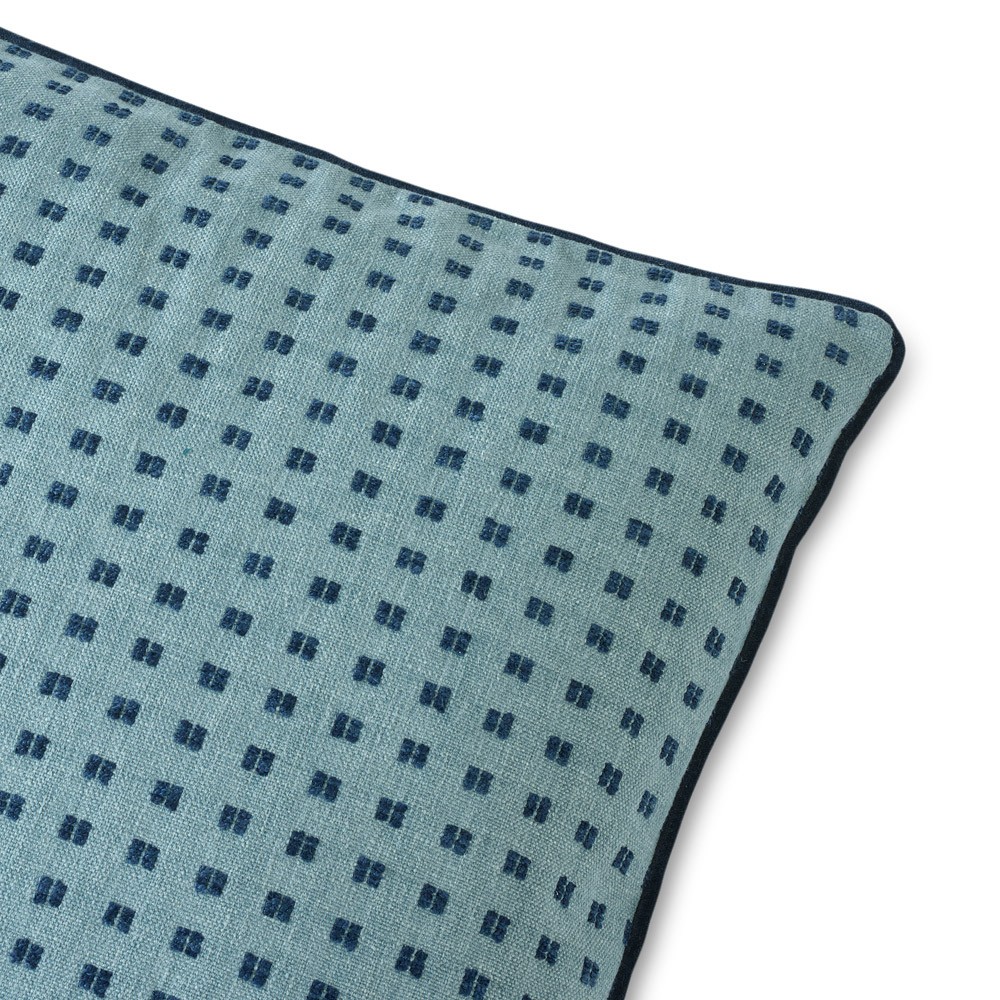 Thatcher Seafoam Blue Throw Pillow -22x22|