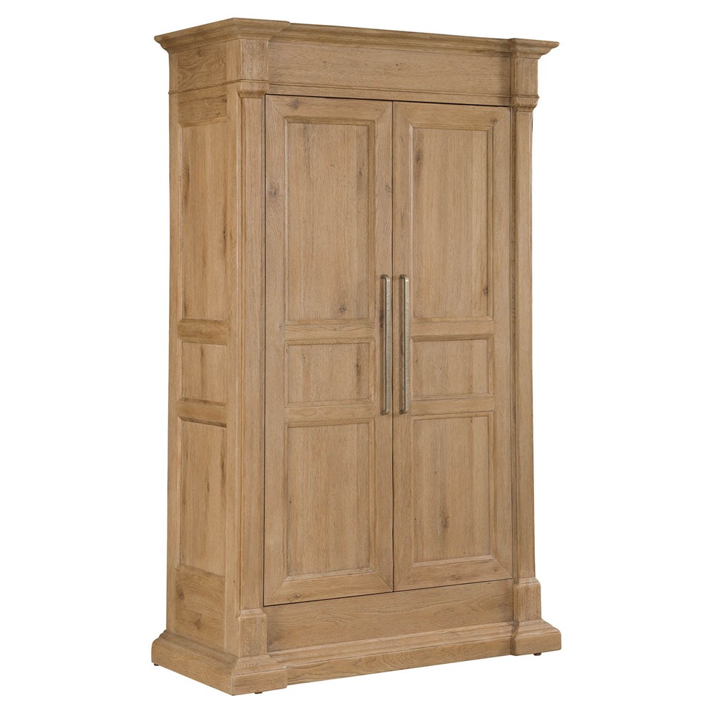 Siena Updated Traditional Light Brown Oak Wardrobe|