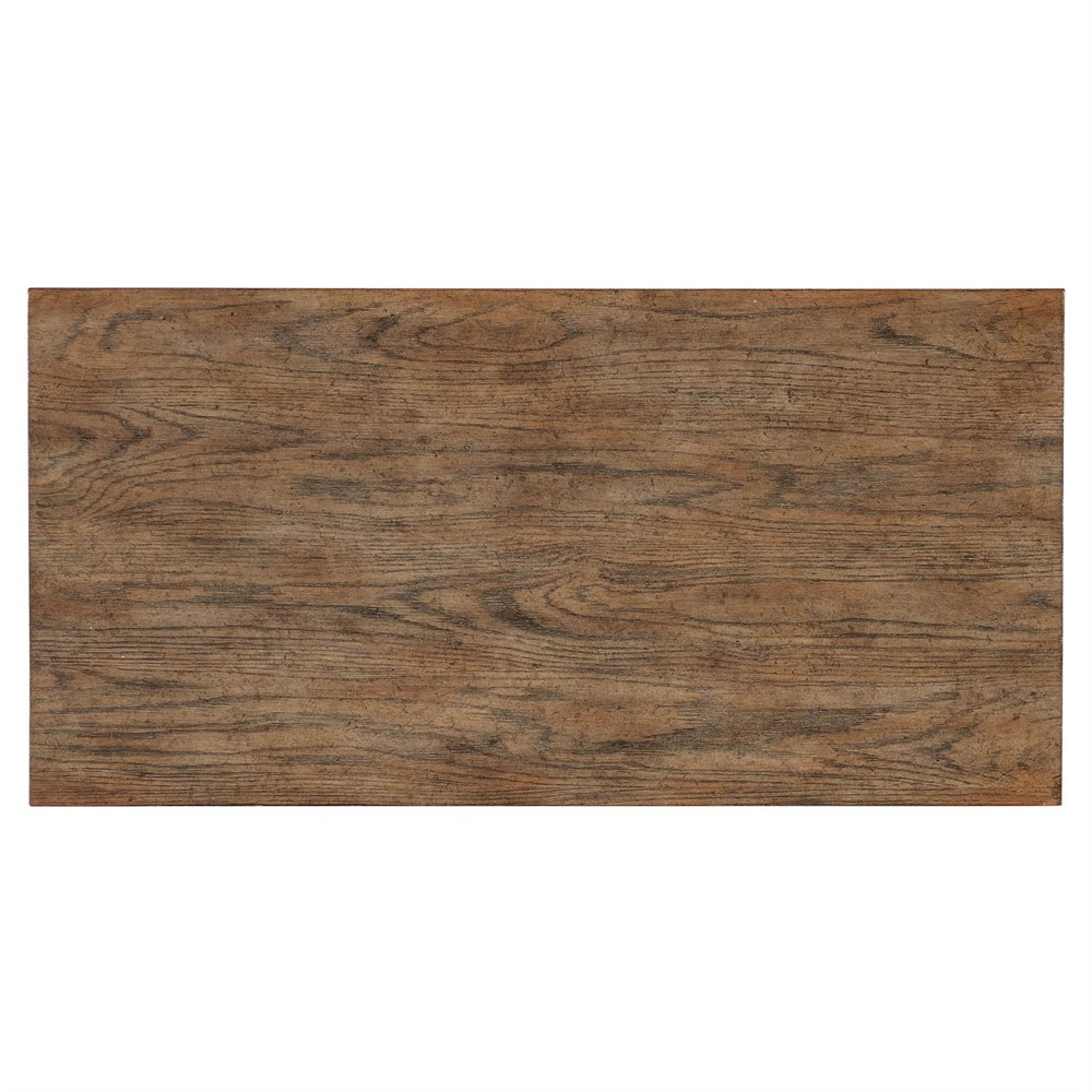 Asher Updated Traditional Brown Oak Wood Cabinet|