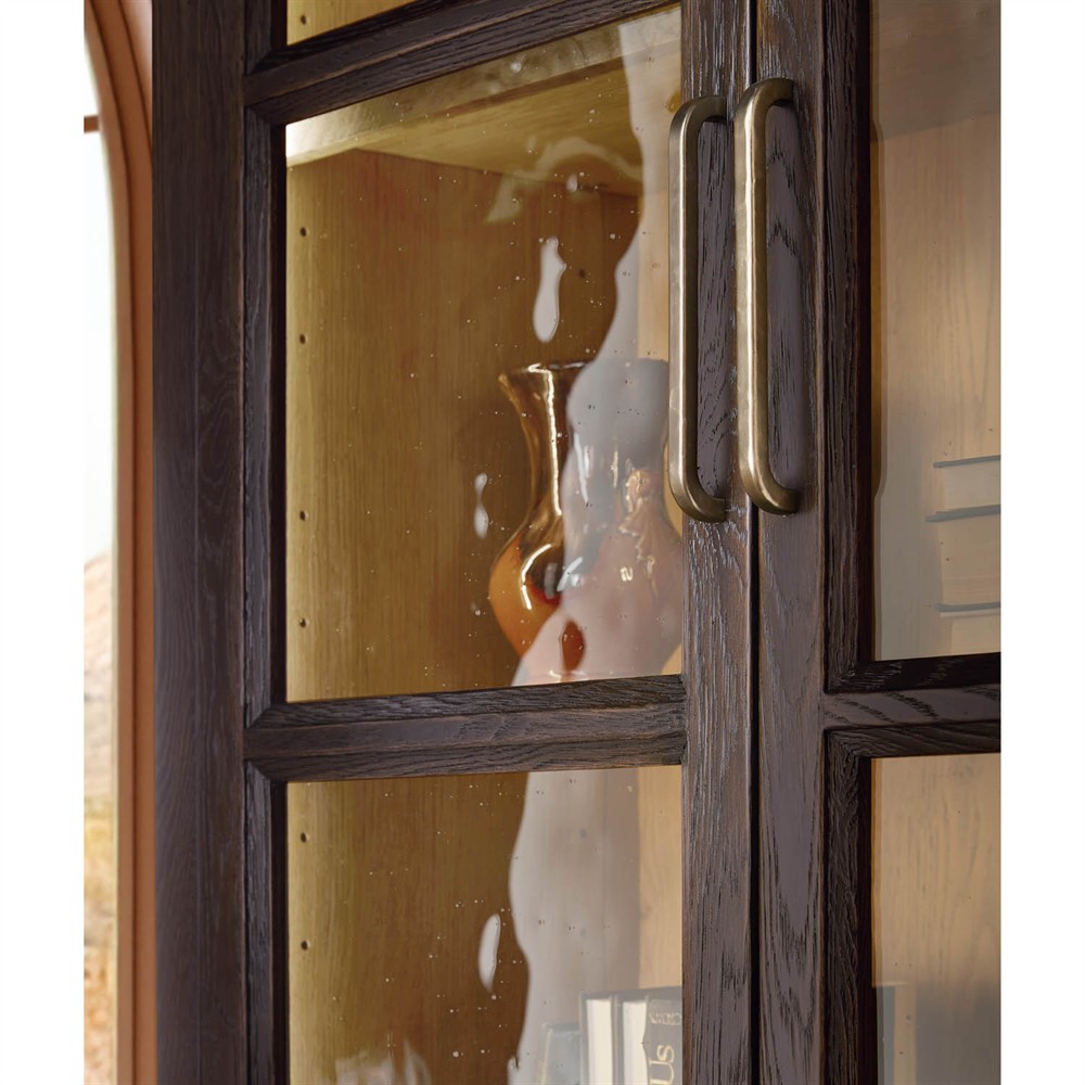 Siena Rustic Lodge Dark Brown Oak Dining Hutch|