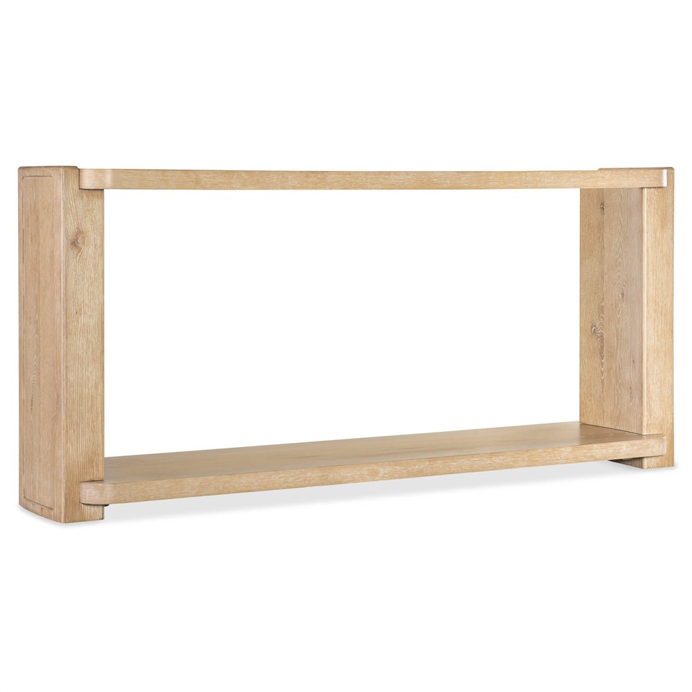 Nigel Coastal Beach Light Oak Rectangular Console Table|