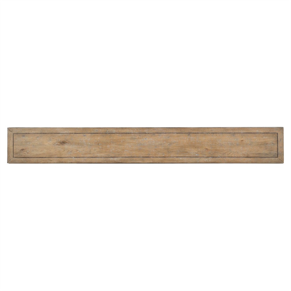 Amaris Updated Traditional Light Brown Oak Console Table|