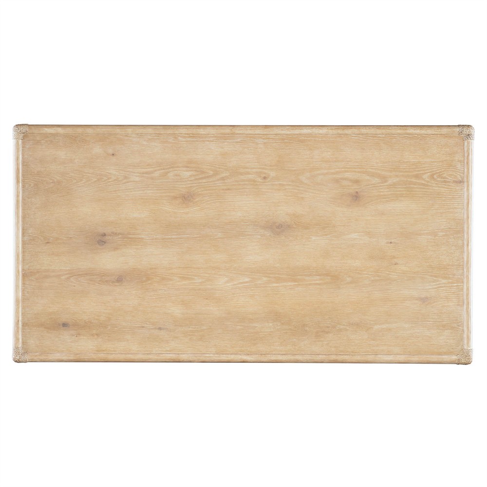 Nigel Coastal Beach Light Oak Writing Desk|