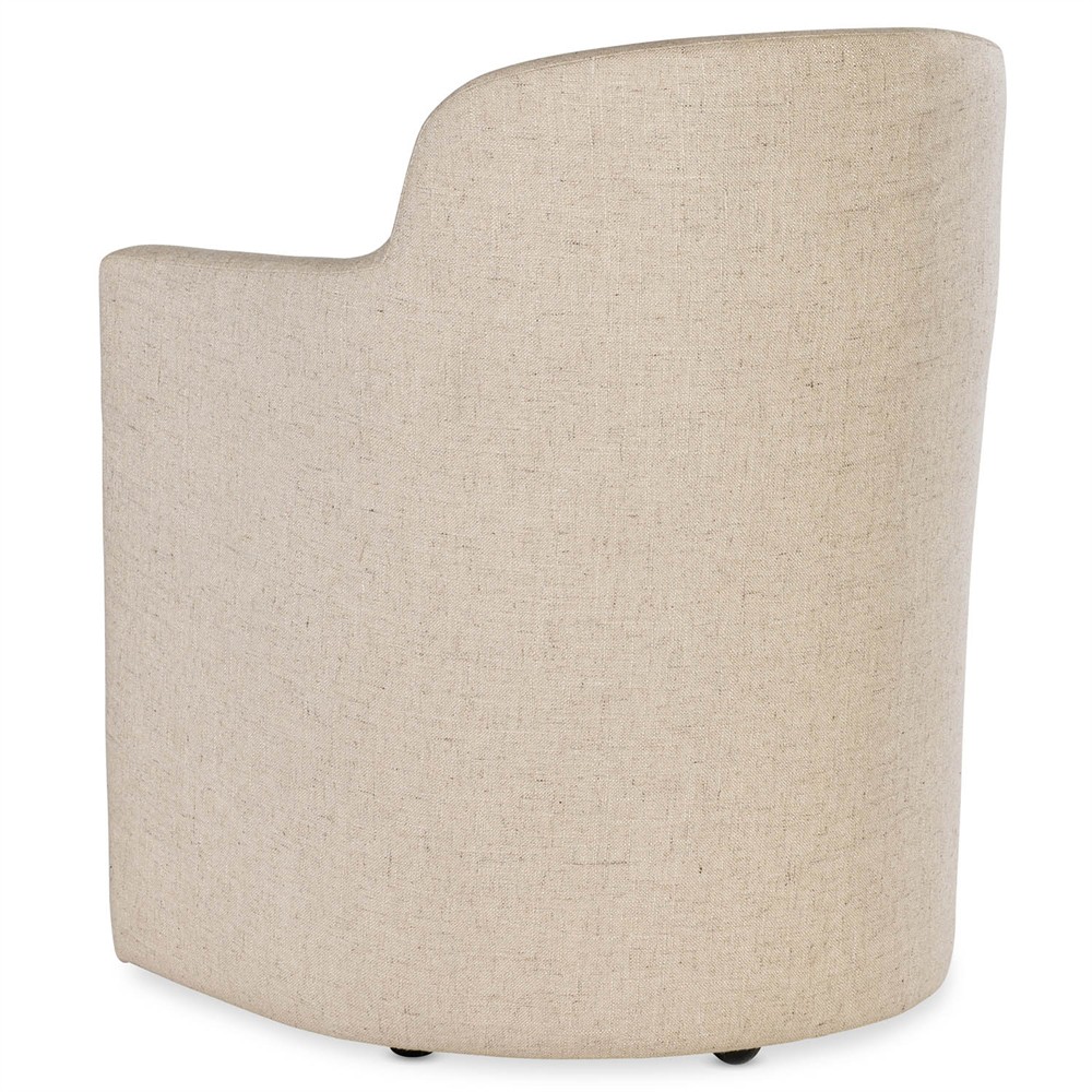 Adrienne Modern Classic Beige Performance Dining Arm Chair|