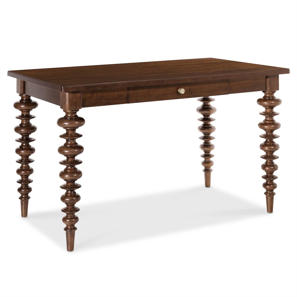 Alaine Updated Traditional Dark Brown Wood Rectangular Counter Table - 60"|