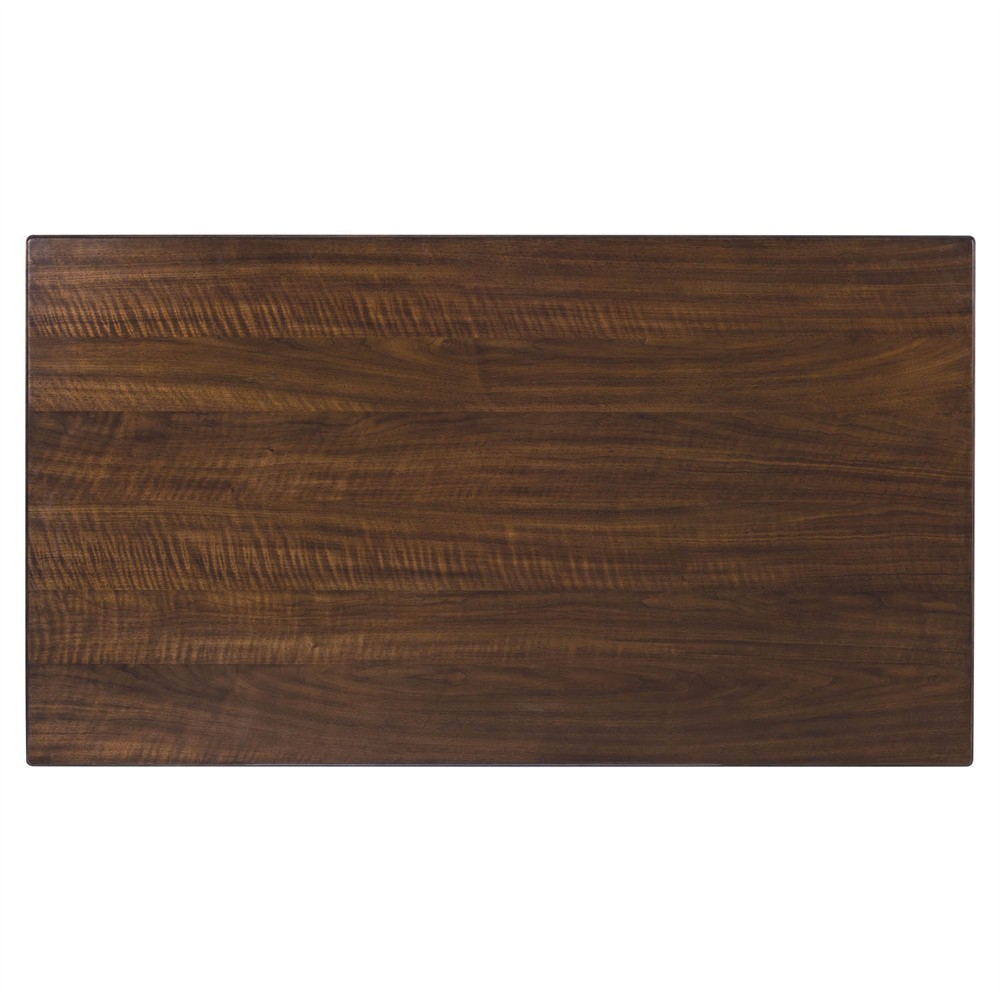 Alaine Updated Traditional Dark Brown Wood Rectangular Counter Table - 60"|