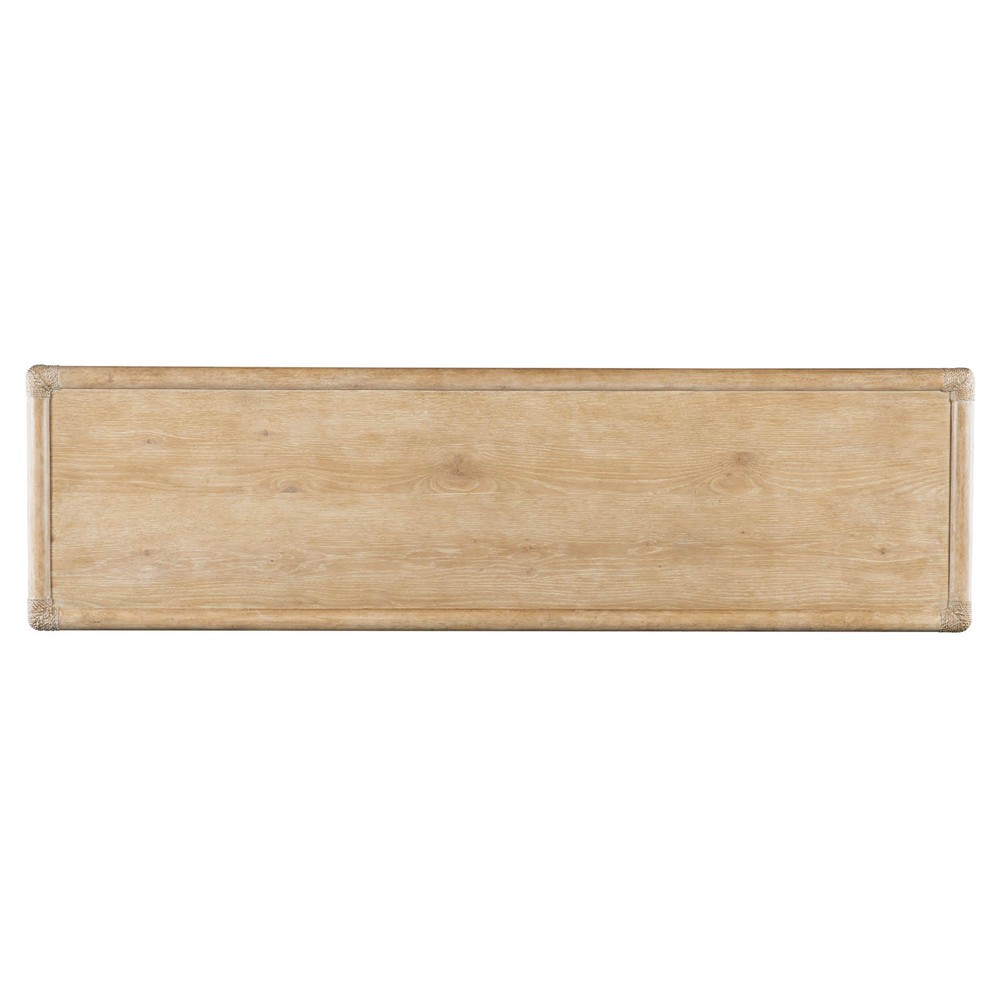 Nigel Coastal Beach Light Oak Double Dresser|