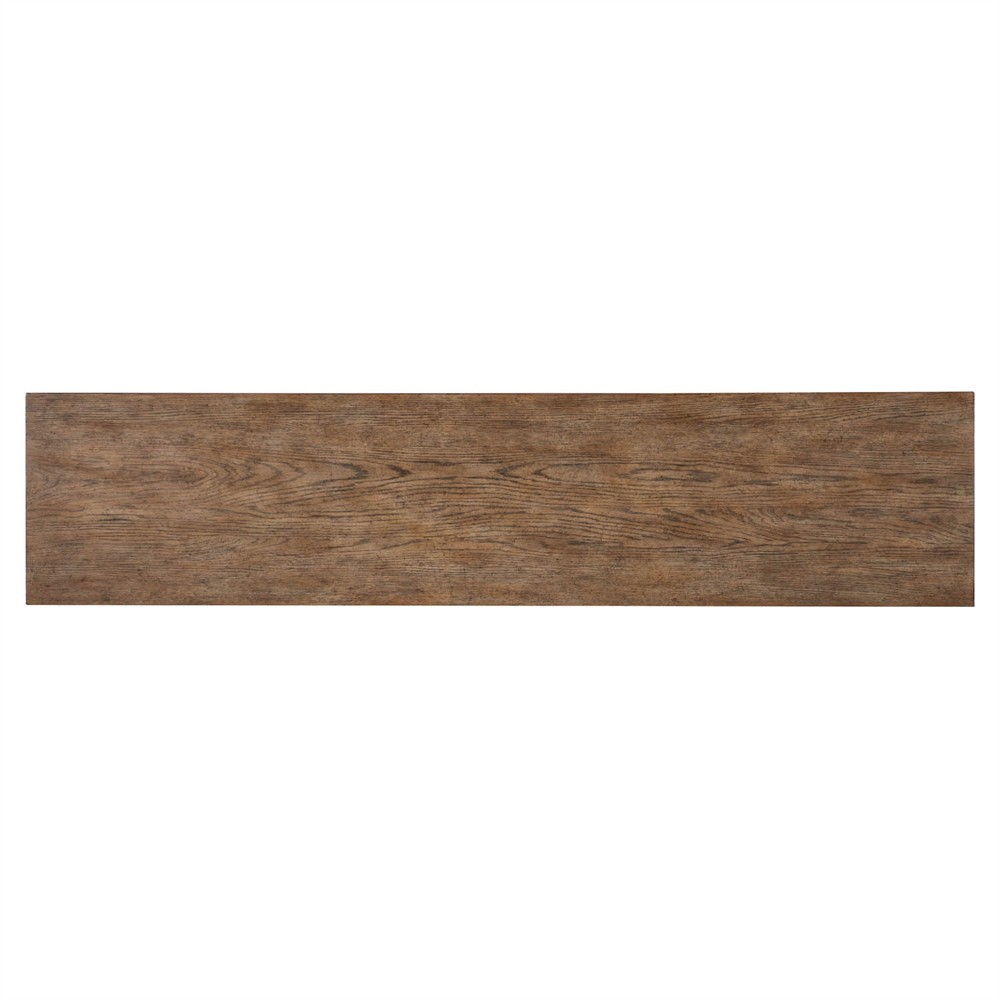 Asher Rustic Lodge Brown Oak Media Cabinet - 84"|