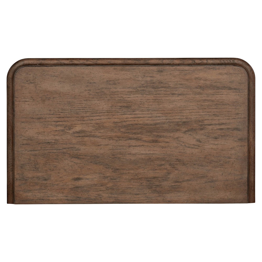 Asher French Country Cream Oak Wide Nightstand|