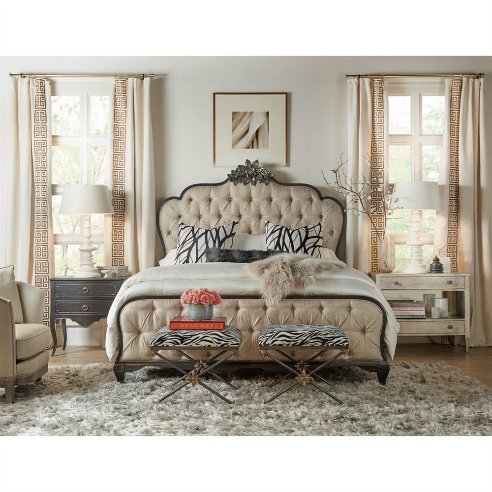 Albert Updated Traditional Antique Silver Oak Nightstand|