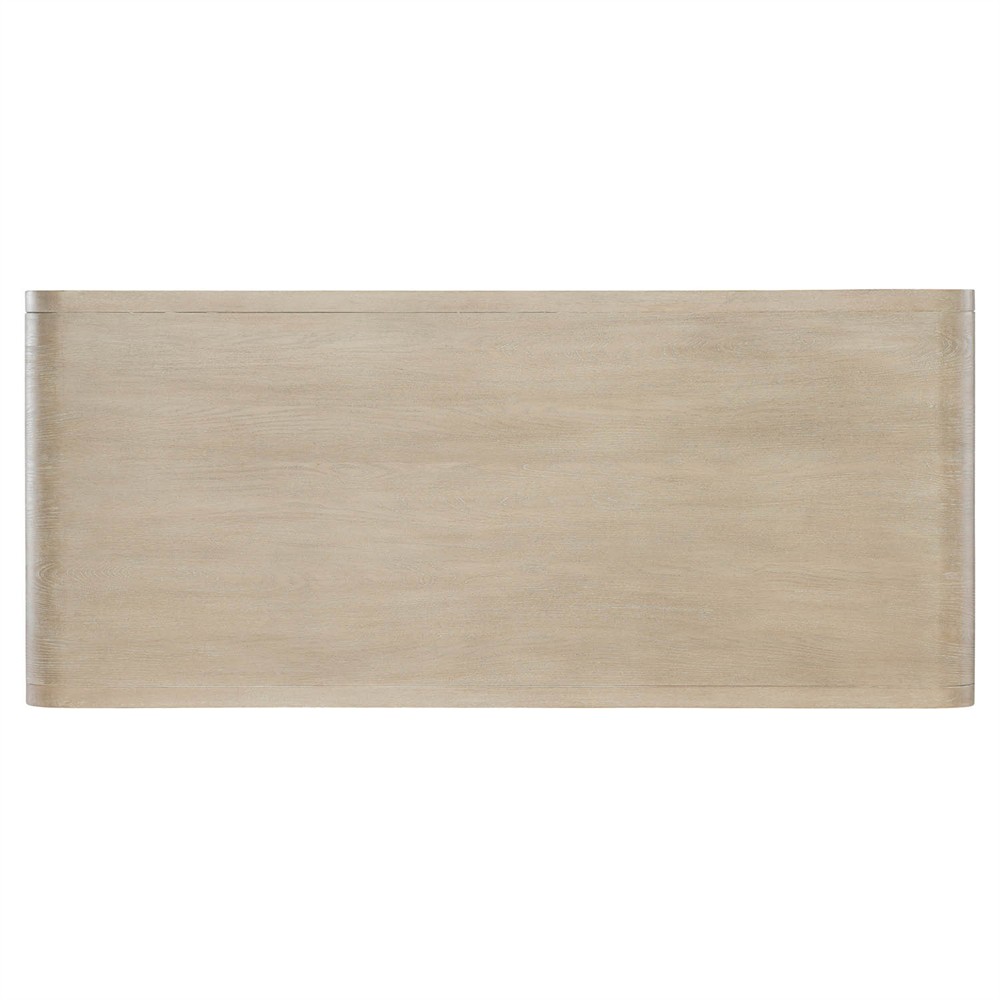 Soren Modern Classic Light Brown Elm Wood Writing Office Desk|