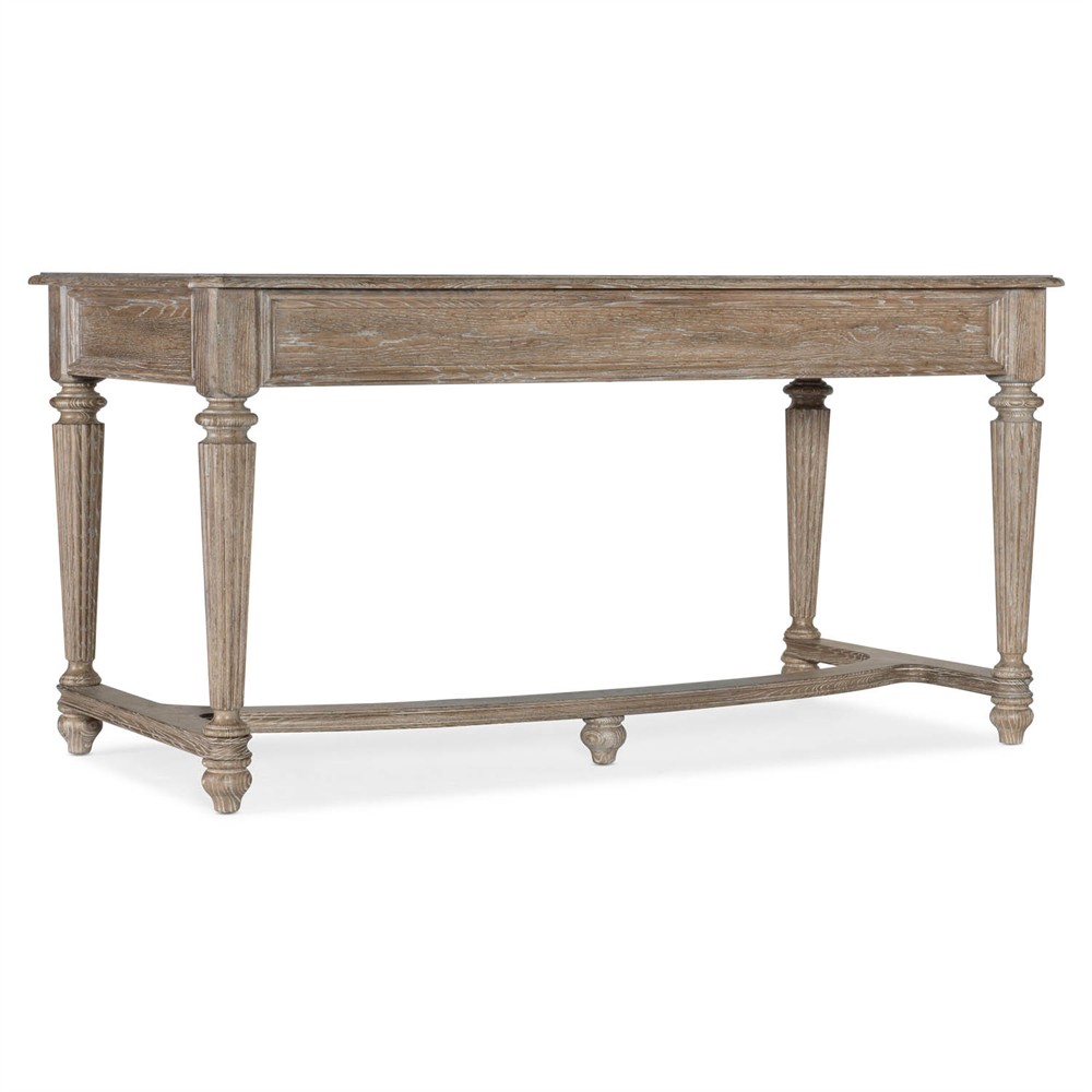 Michael Updated Traditional Brown Oak Writing Office Desk|