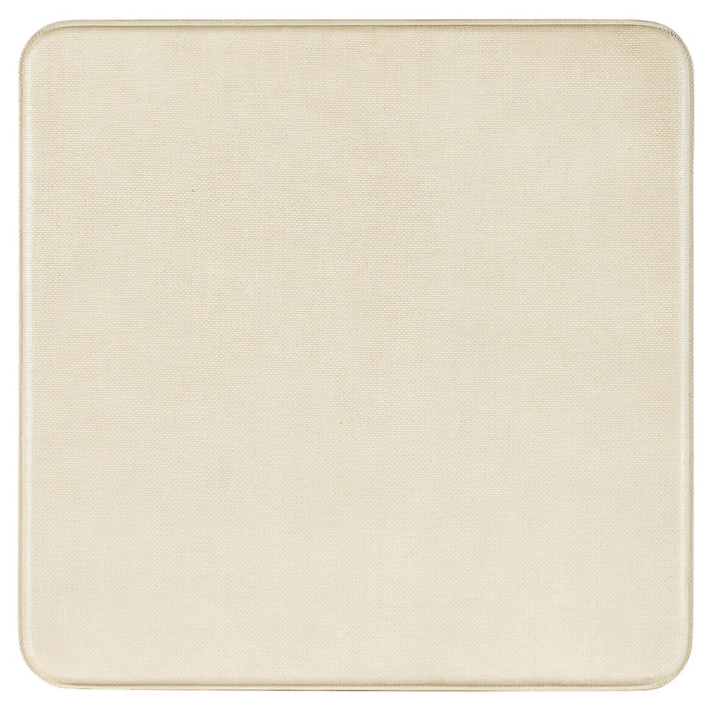 Elara Coastal Beach Cream Raffia Wood Square End Table|