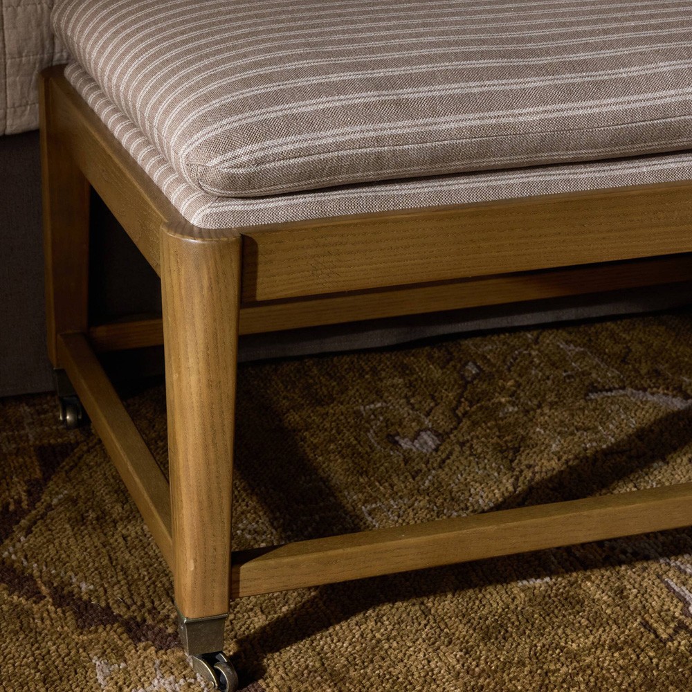 Eleanor Rodin Sand Stripe Accent Stool|