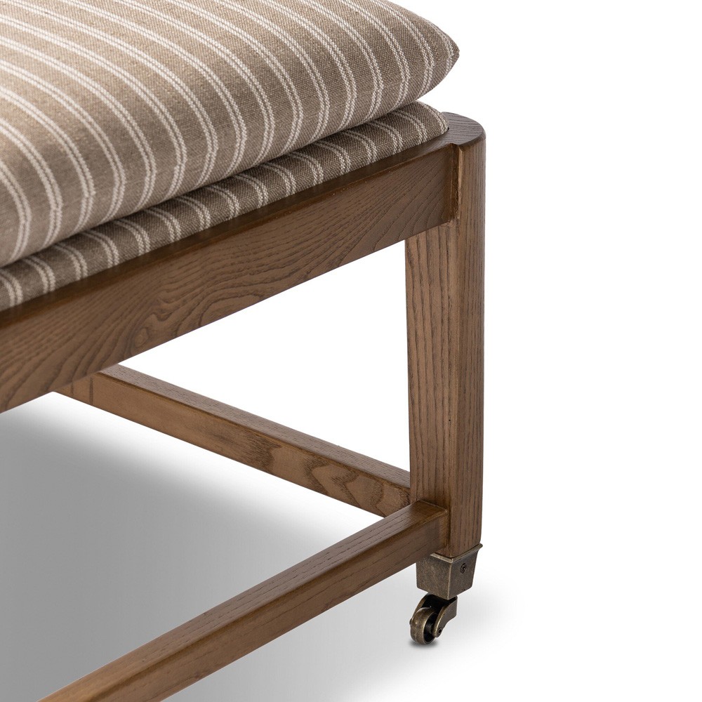 Eleanor Rodin Sand Stripe Accent Stool|