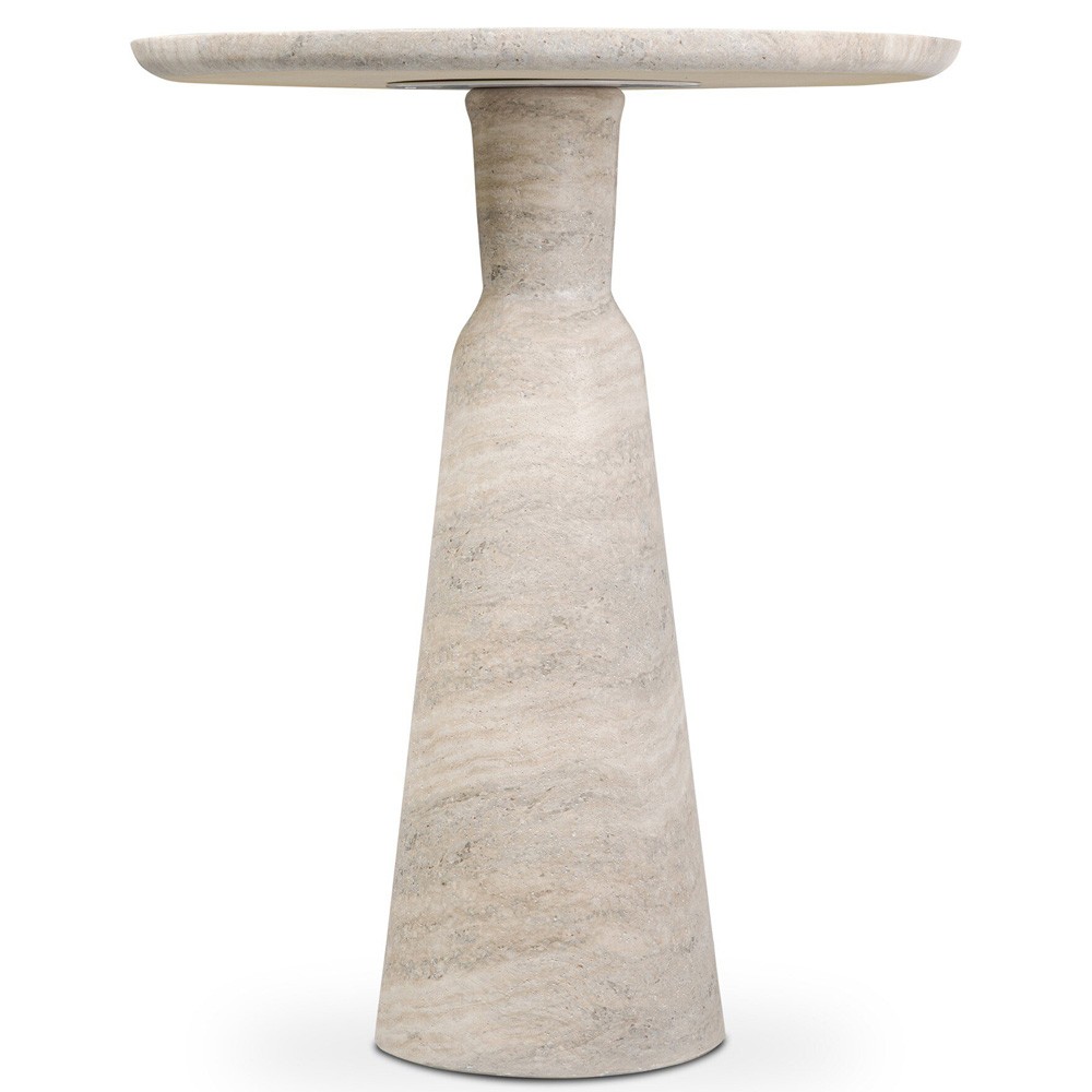 Marsh Textured Sandy Grey Outdoor Counter Table - 34"|