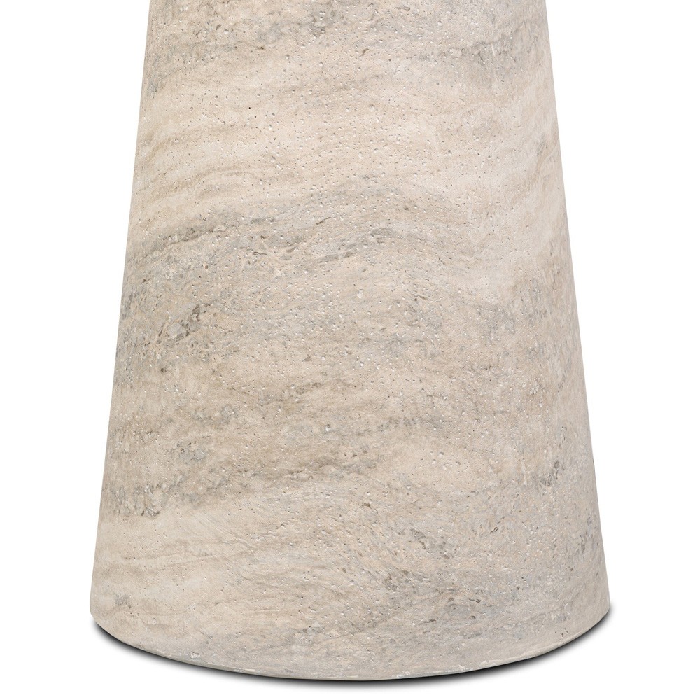 Marsh Textured Sandy Grey Outdoor Counter Table - 34"|