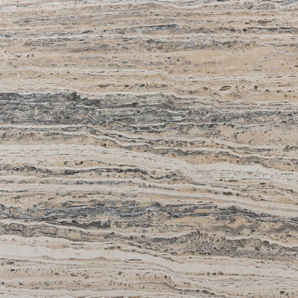 Angelo Modern Classic Beige Travertine Rectangular Coffee Table|