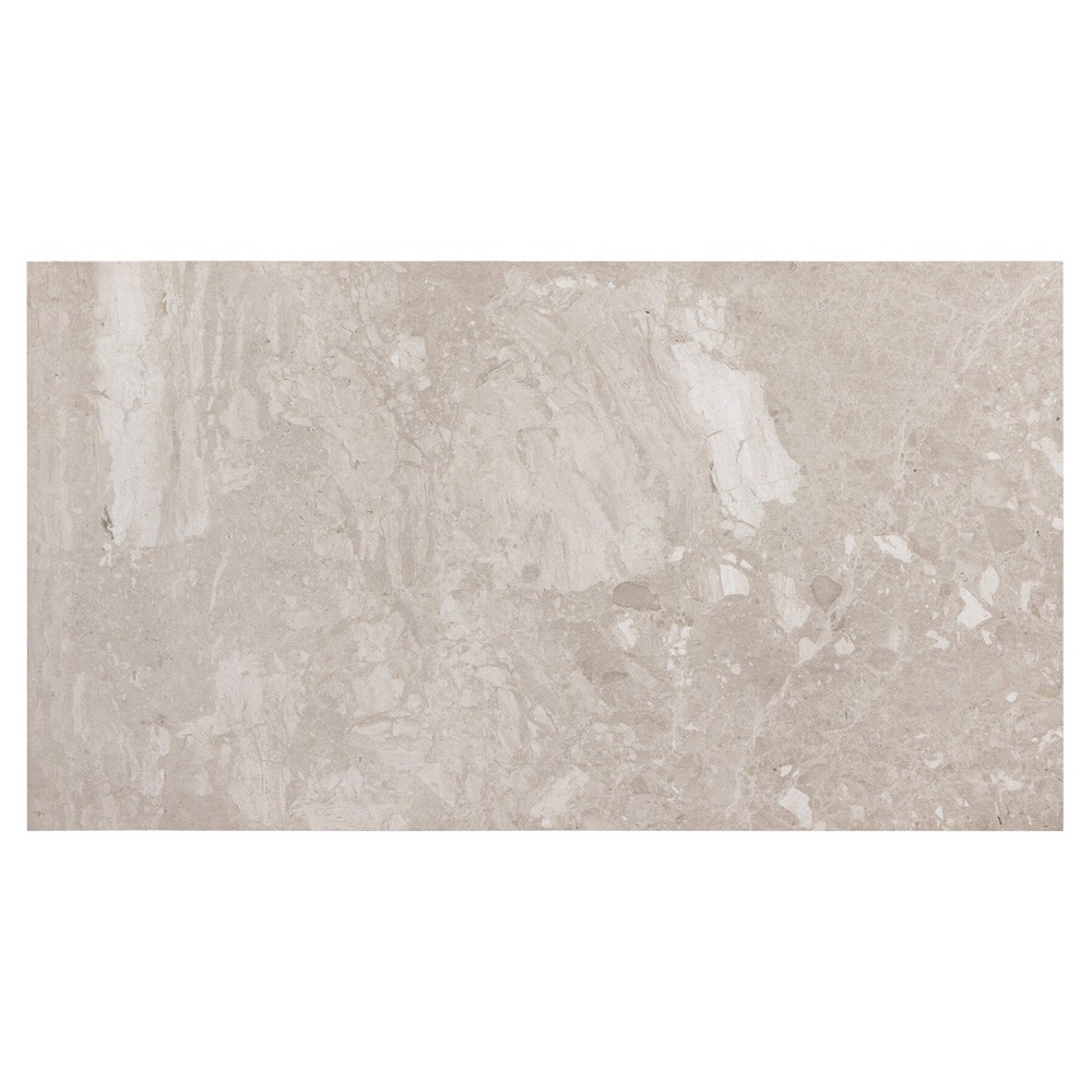 Ceasar French Country Beige Marble Black Iron Desk|