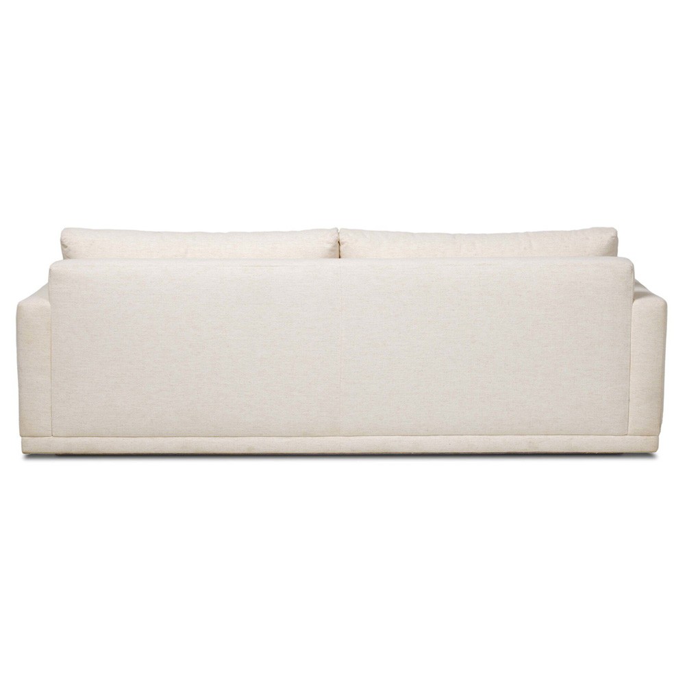 Jennings Modern Classic Cream Crypton Sofa - 85"|