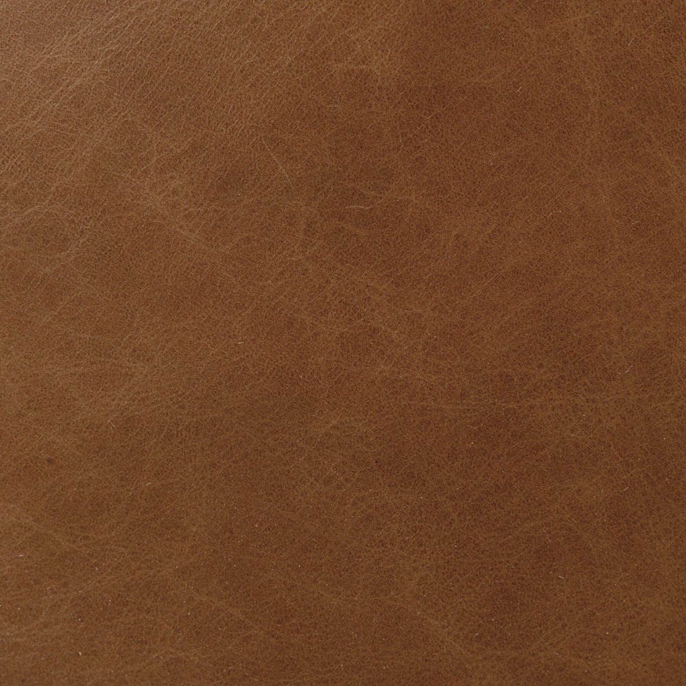 Lemmy Modern Classic Brown Leather Brushed Brass Desk Chair|