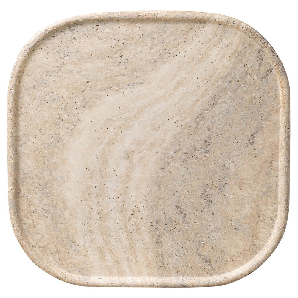 Manor Modern Classic Grey Concrete Block Outdoor End Table|