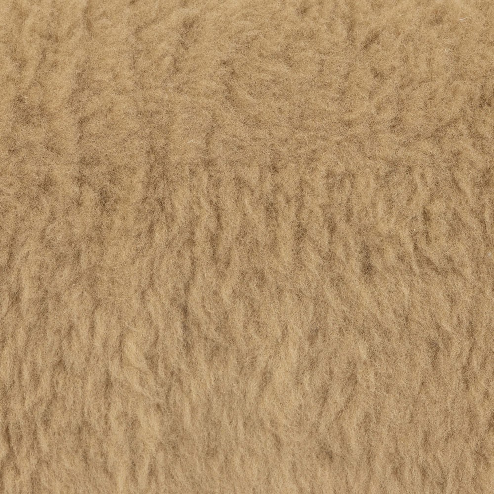 Marisol Updated Traditional Beige Shearling Wing Arm Chair|